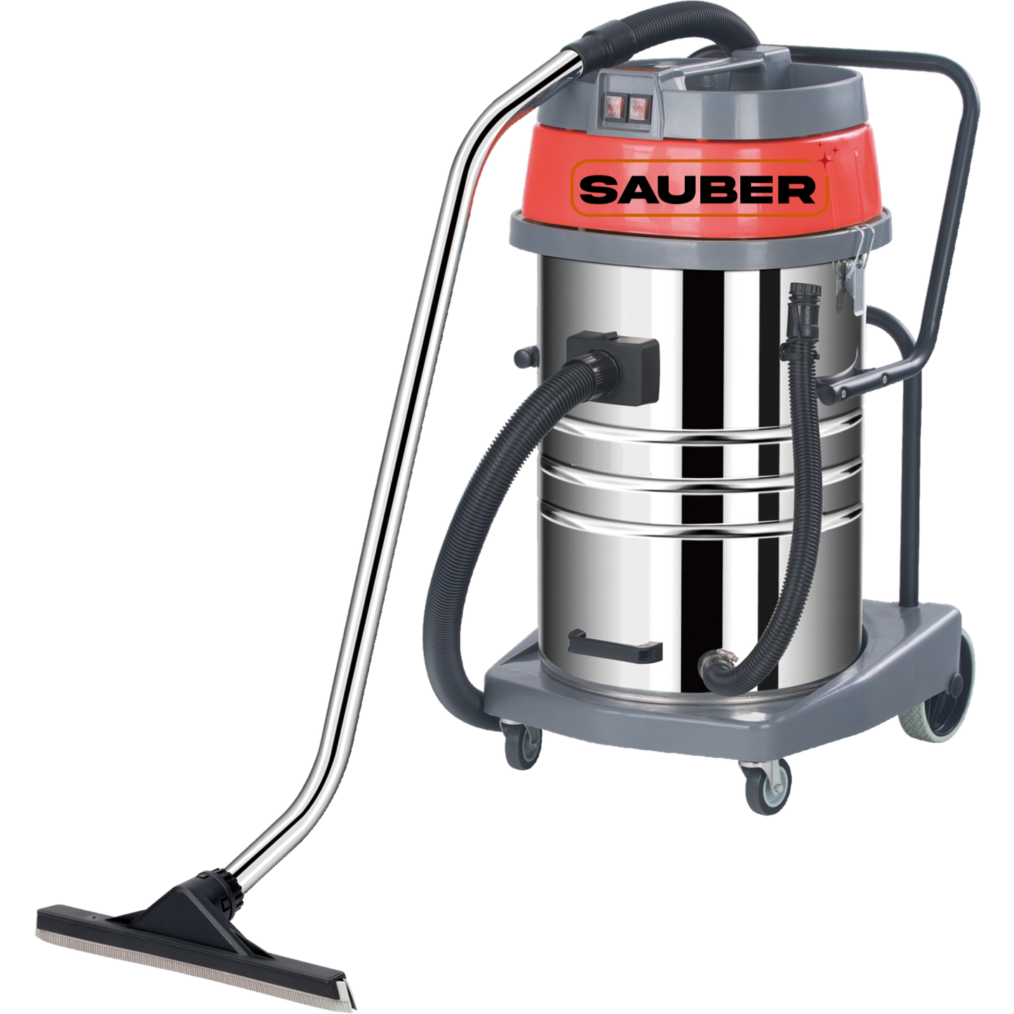 Aspiradora industrial 2 motores 60 litros Sauvac 550B