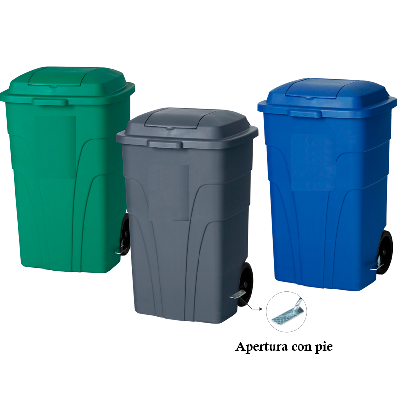 Basurero 120 litros con pedal