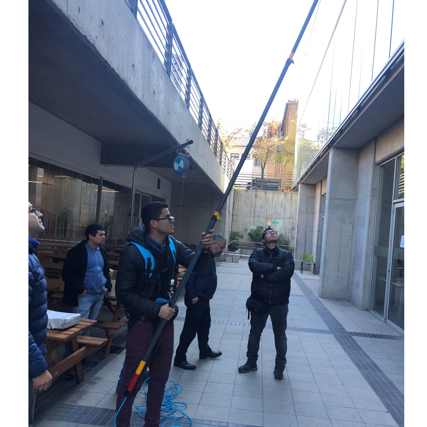 Sistema de lavado de ventana en altura I-WASH Basic Reach