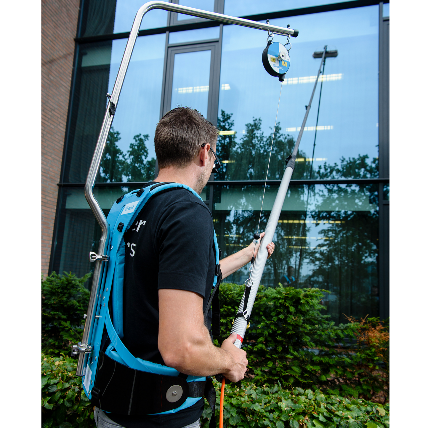 Sistema de lavado de ventana en altura I-SUIT