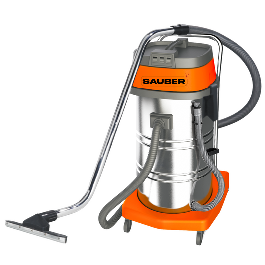 Aspiradora industrial 3 motores 80 litros Sauvac 3000H