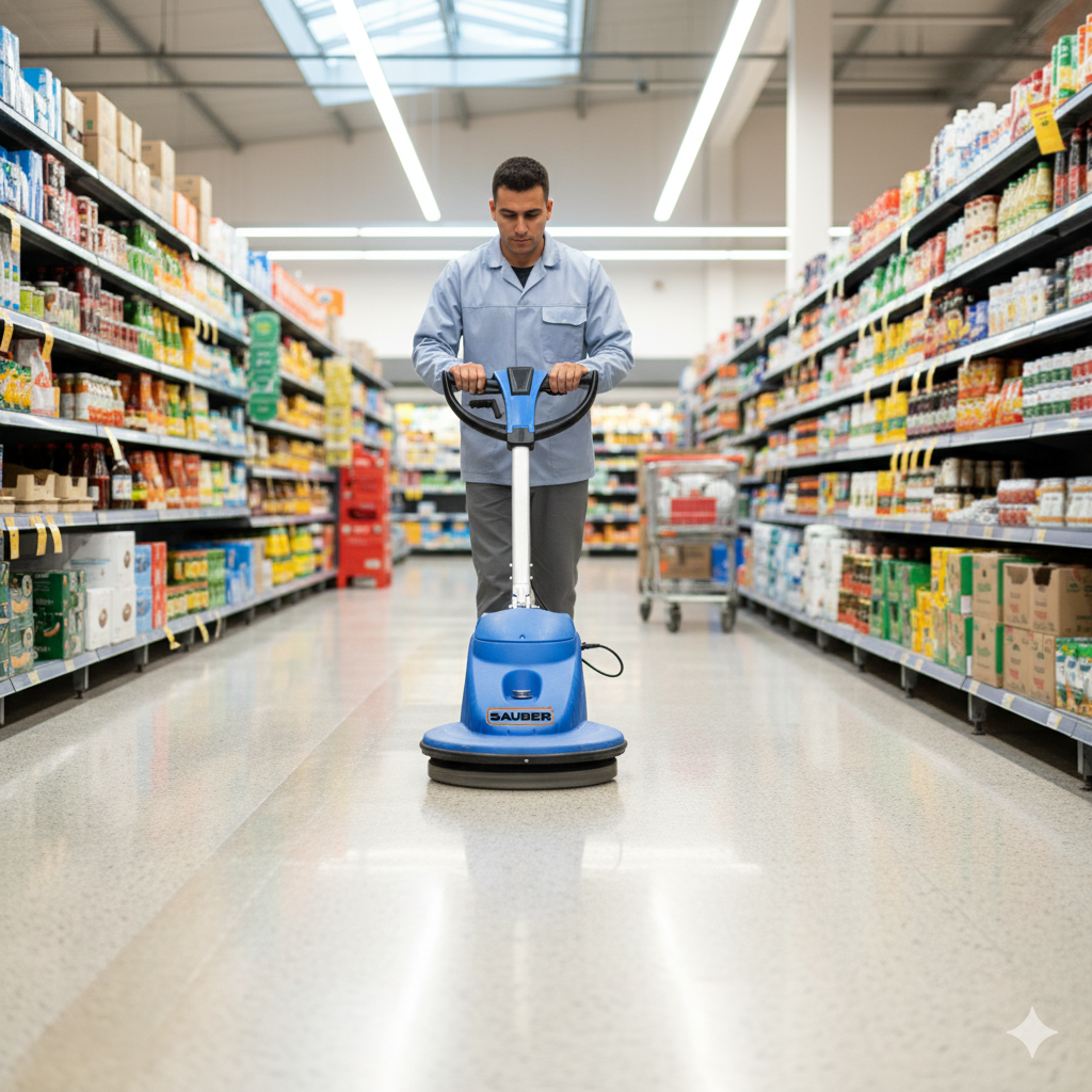 Abrillantadora de altas revoluciones C1500 con manillar en B