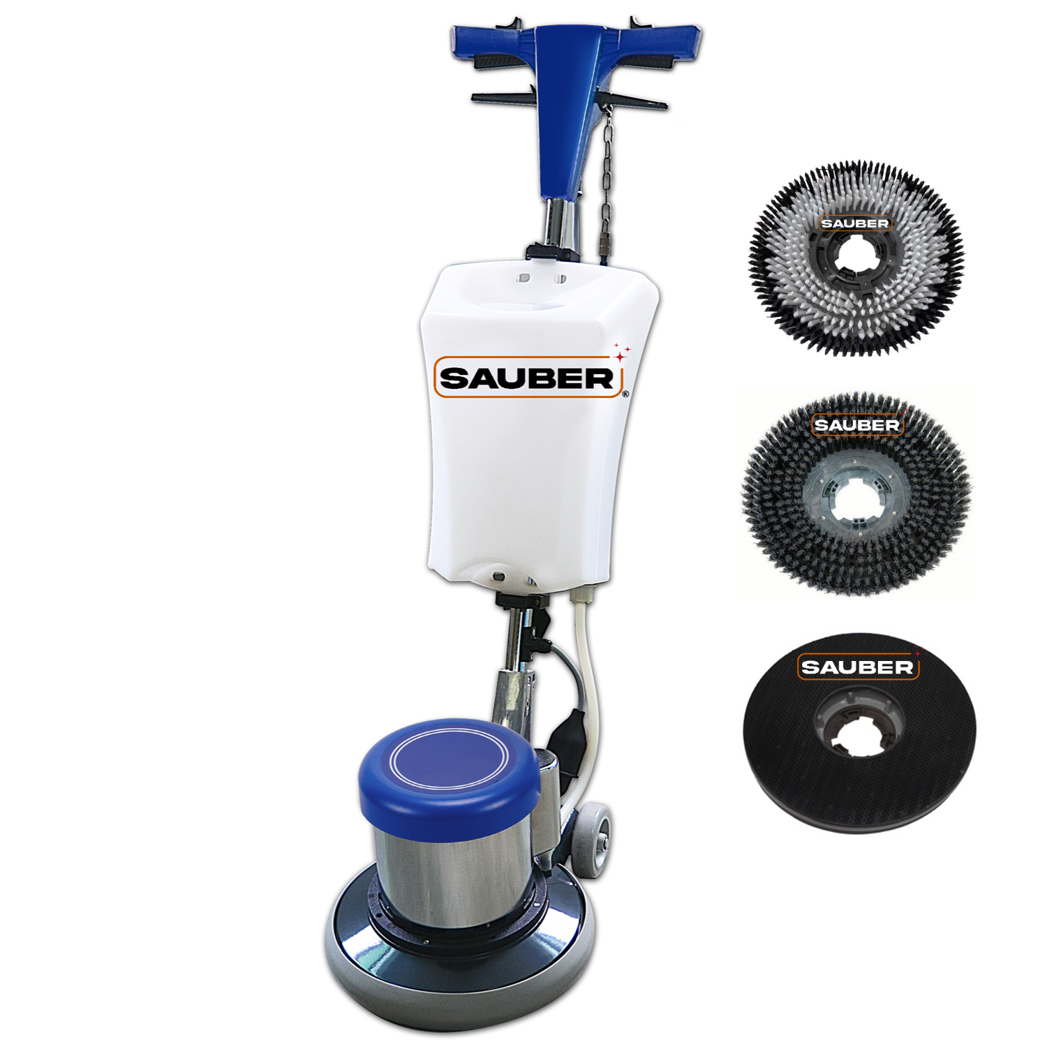 Abrillantadora 13" 190 RPM tipo americana - Sauber