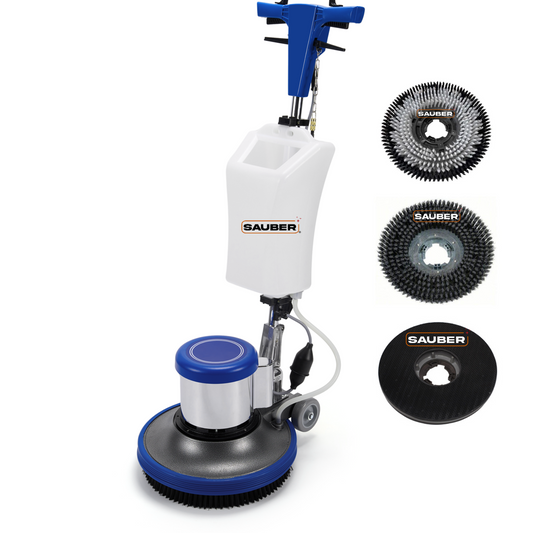 Abrillantadora 17" tipo Americana 175 RPM - Sauber