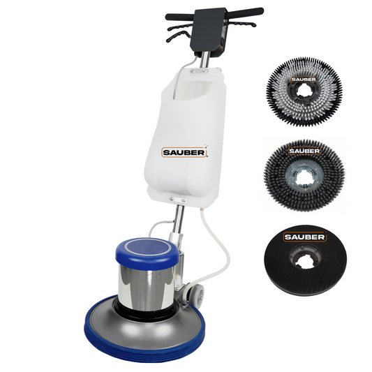Abrillantadora 17" Reforzada 175 RPM tipo americana - Sauber