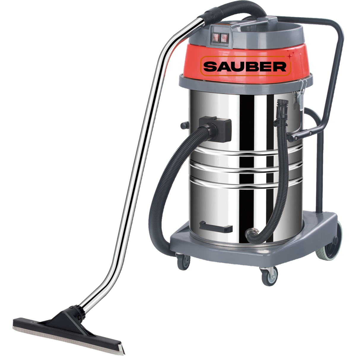 Aspiradora industrial 2 motores 60 litros Sauvac 550B - Sauber