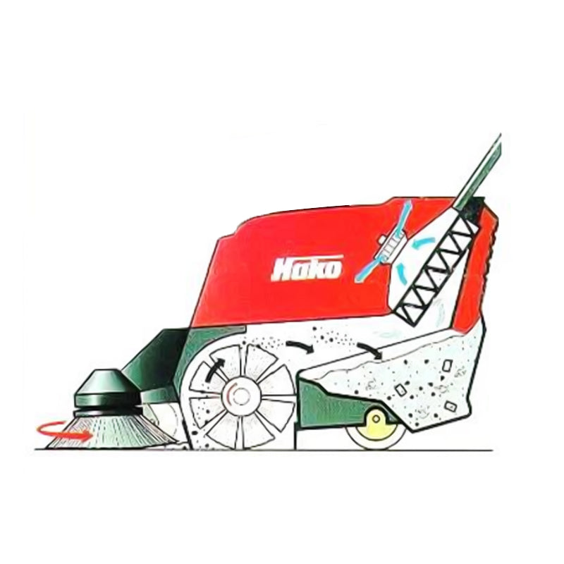 Barredora a batería HAKO Sweepmaster - Sauber