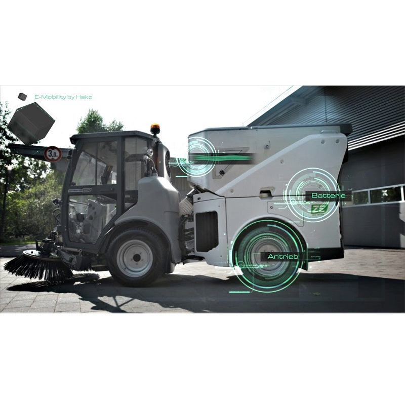 Barredora vial Citymaster 1650 ZE a baterías - Sauber, línea profesional