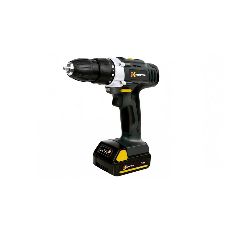 Taladro Atornillador Inalámbrico 18V Li-ion 2 Velocidades HDA5114L Krafter - Sauber