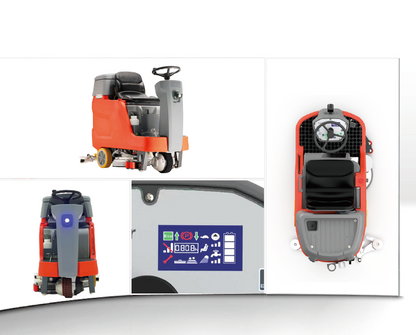 Vacuolavadora Compacta Hombre a Bordo Hako Scrubmaster B80R (Sauber)